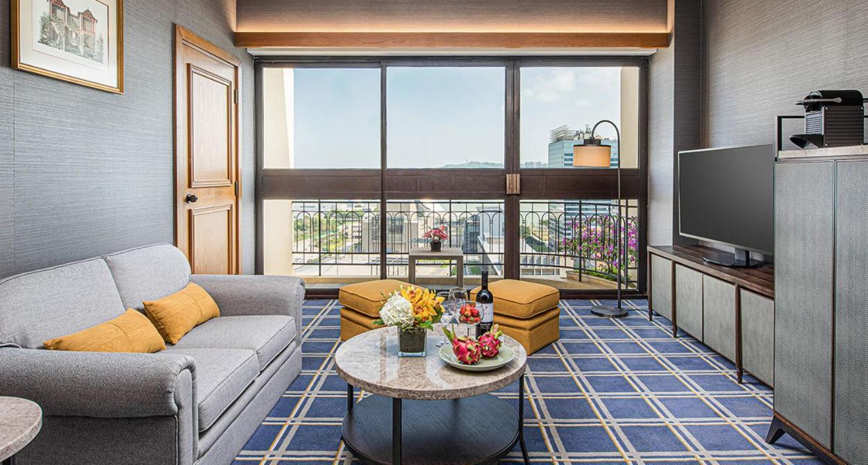 Hotel Grand Lapa Macao Exterior foto Living room